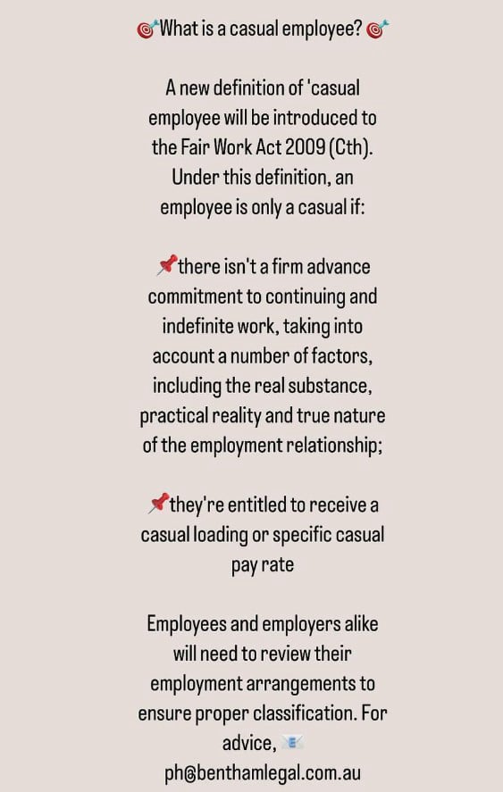 what is a casual employee