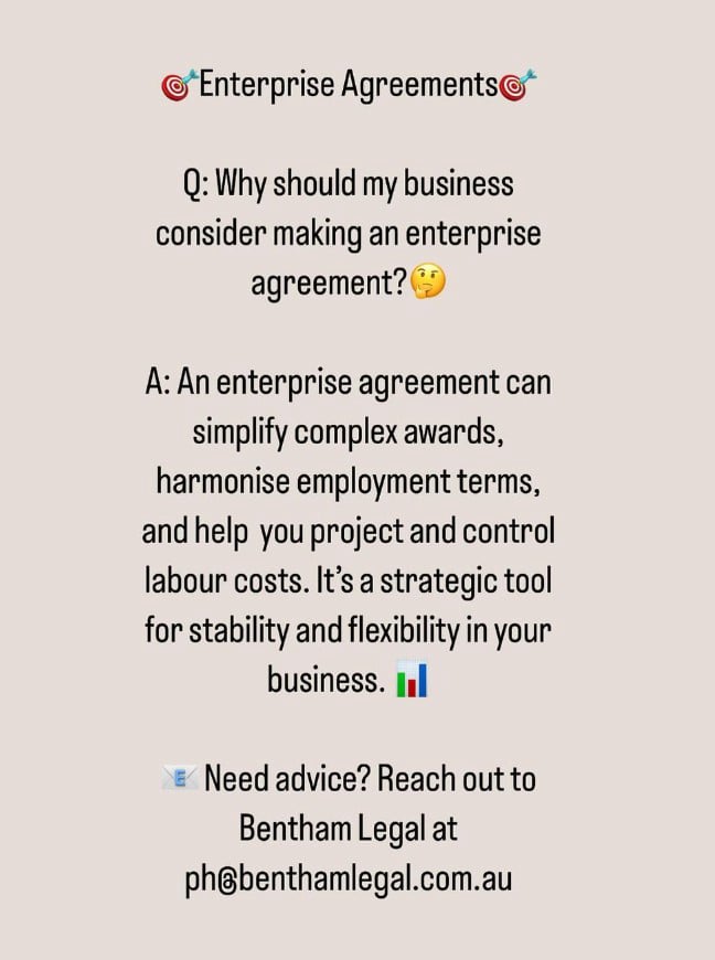 enterprise agreements