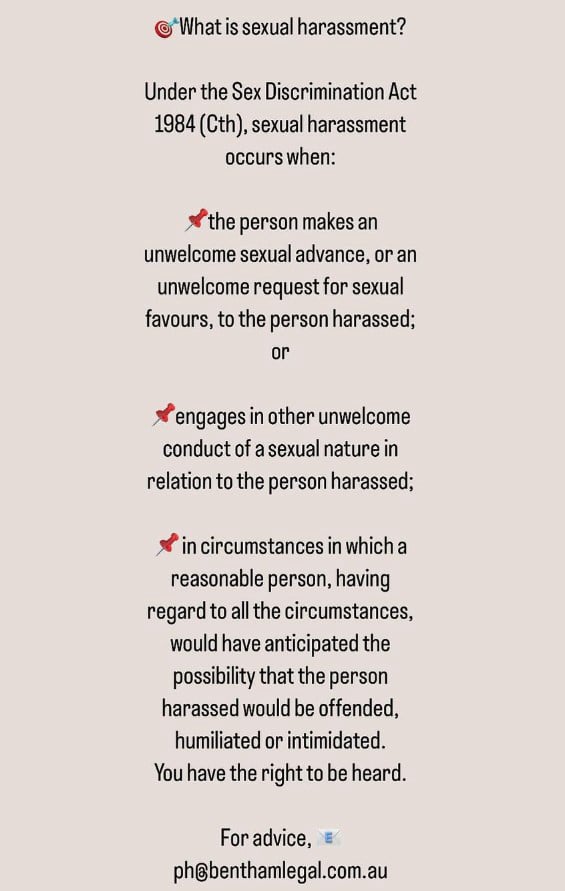 what is sexual harassment