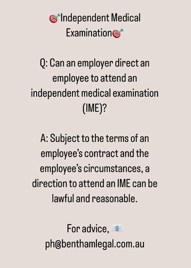 independent medical examinations